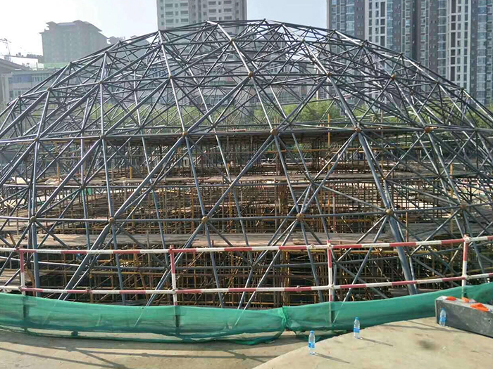 河北球形网架钢结构施工